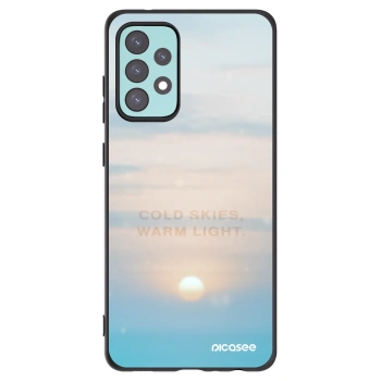 Picasee silikonový černý obal pro Samsung Galaxy A72 A725F - COLD SKIES