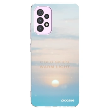 Picasee silikonový průhledný obal pro Samsung Galaxy A32 5G A326B - COLD SKIES