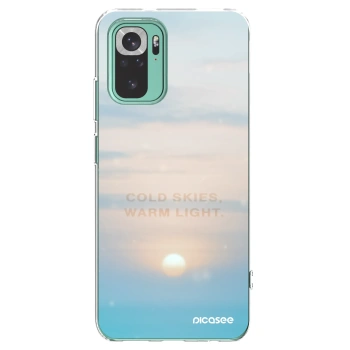 Picasee silikonový průhledný obal pro Xiaomi Redmi Note 10 Pro - COLD SKIES