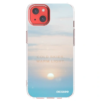 Picasee silikonový průhledný obal pro Apple iPhone 13 - COLD SKIES