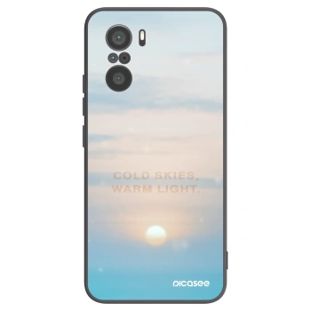 Picasee silikonový černý obal pro Xiaomi Poco F3 - COLD SKIES