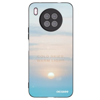 Picasee silikonový černý obal pro Huawei Nova 8i - COLD SKIES