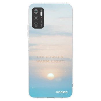 Picasee silikonový průhledný obal pro Xiaomi Poco M3 Pro 5G - COLD SKIES