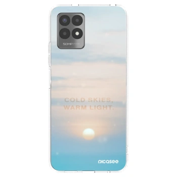 Picasee silikonový průhledný obal pro Realme 8i - COLD SKIES