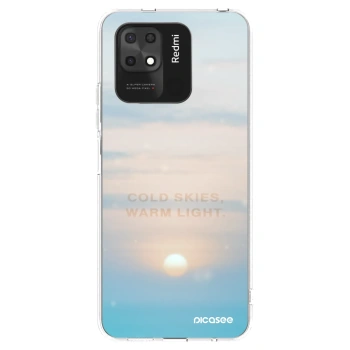 Picasee silikonový průhledný obal pro Xiaomi Redmi 10C - COLD SKIES
