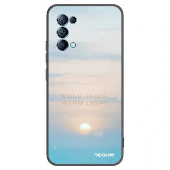 Picasee silikonový černý obal pro OPPO Reno 5 5G - COLD SKIES