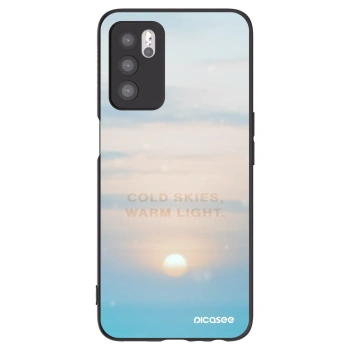 Picasee silikonový černý obal pro OPPO A16s - COLD SKIES