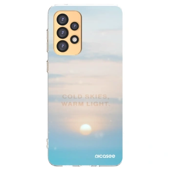 Picasee silikonový průhledný obal pro Samsung Galaxy A33 5G A336 - COLD SKIES