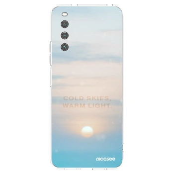 Picasee silikonový průhledný obal pro Sony Xperia 10 IV 5G - COLD SKIES