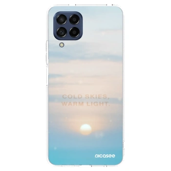 Picasee silikonový průhledný obal pro Samsung Galaxy M53 5G - COLD SKIES