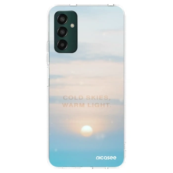 Picasee silikonový průhledný obal pro Samsung Galaxy M13 M135F - COLD SKIES