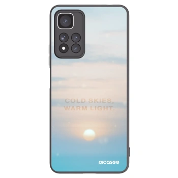 Picasee silikonový černý obal pro Xiaomi Redmi Note 11 Pro+ 5G - COLD SKIES