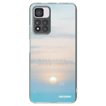 Picasee silikonový průhledný obal pro Xiaomi Redmi Note 11 Pro+ 5G - COLD SKIES
