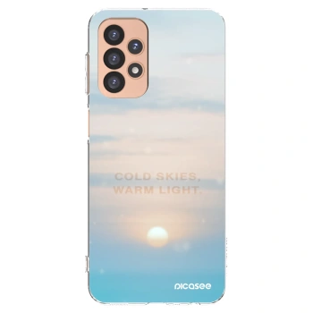 Picasee silikonový průhledný obal pro Samsung Galaxy A23 A236B 5G - COLD SKIES