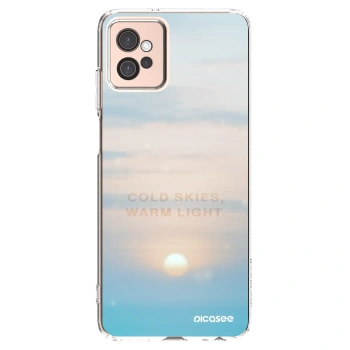 Picasee silikonový průhledný obal pro Motorola Moto G32 - COLD SKIES
