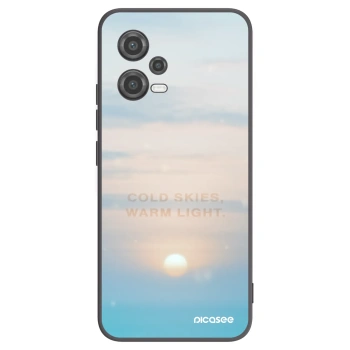 Picasee silikonový černý obal pro Xiaomi Poco X5 - COLD SKIES