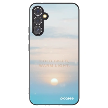 Picasee silikonový černý obal pro Samsung Galaxy A34 5G A346B - COLD SKIES
