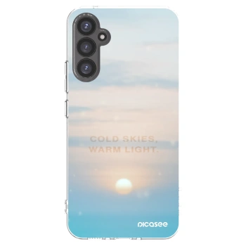 Picasee silikonový průhledný obal pro Samsung Galaxy A34 5G A346B - COLD SKIES