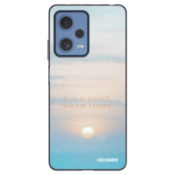 Picasee silikonový černý obal pro Xiaomi Redmi Note 12 Pro 5G - COLD SKIES