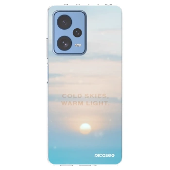Picasee silikonový průhledný obal pro Xiaomi Redmi Note 12 Pro 5G - COLD SKIES