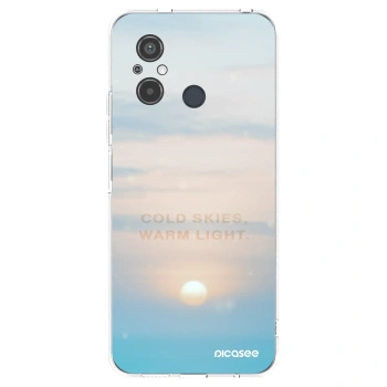 Picasee silikonový průhledný obal pro Xiaomi Redmi 12C - COLD SKIES