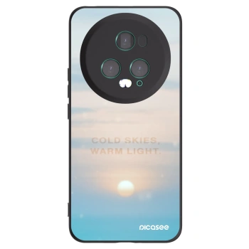Picasee silikonový černý obal pro Honor Magic5 Pro - COLD SKIES