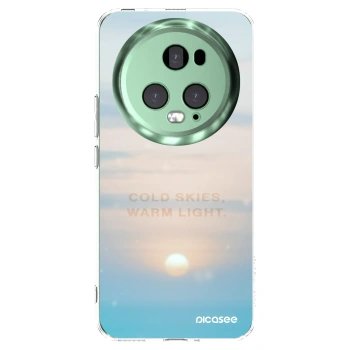 Picasee silikonový průhledný obal pro Honor Magic5 Pro - COLD SKIES