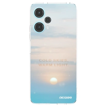 Picasee silikonový průhledný obal pro Xiaomi Poco F5 - COLD SKIES