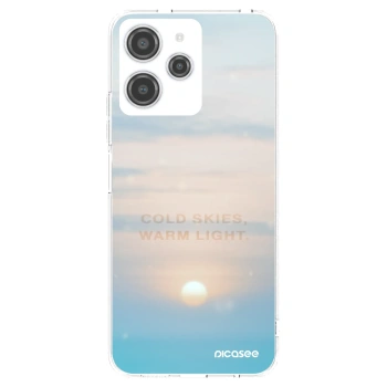 Picasee silikonový průhledný obal pro Xiaomi Redmi 12 4G - COLD SKIES