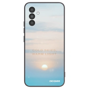 Picasee silikonový černý obal pro Samsung Galaxy A04s A047F - COLD SKIES