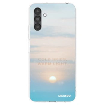 Picasee silikonový průhledný obal pro Samsung Galaxy A04s A047F - COLD SKIES