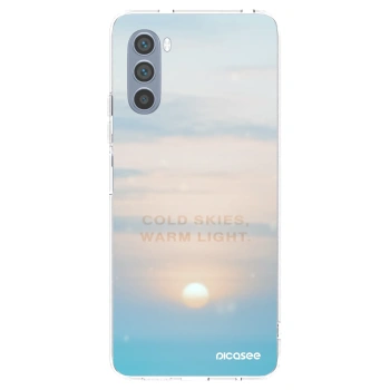 Picasee silikonový průhledný obal pro Motorola Moto G62 - COLD SKIES