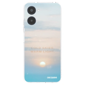 Picasee silikonový průhledný obal pro Realme 10 4G - COLD SKIES