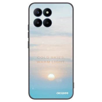 Picasee silikonový černý obal pro Honor 70 Lite - COLD SKIES