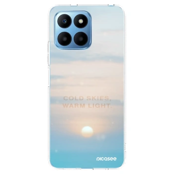 Picasee silikonový průhledný obal pro Honor 70 Lite - COLD SKIES