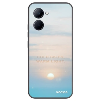 Picasee silikonový černý obal pro Realme C33 (2023) - COLD SKIES