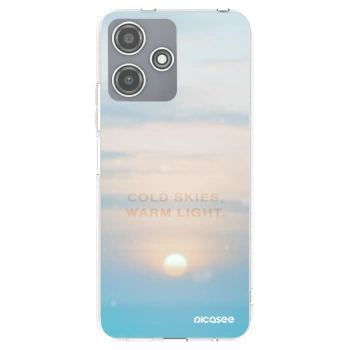 Picasee silikonový průhledný obal pro Xiaomi Redmi 12 5G - COLD SKIES