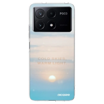 Picasee silikonový průhledný obal pro Xiaomi Poco X6 Pro - COLD SKIES