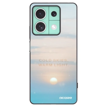 Picasee silikonový černý obal pro Xiaomi Redmi Note 13 5G - COLD SKIES