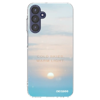 Picasee silikonový průhledný obal pro Samsung Galaxy A15 A155F 4G - COLD SKIES