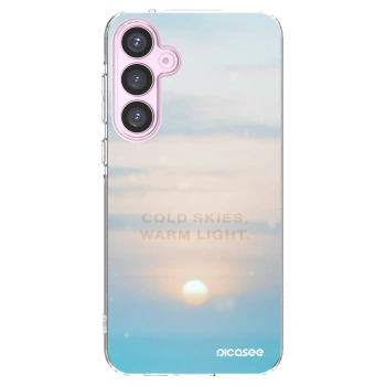 Picasee silikonový průhledný obal pro Samsung Galaxy A55 5G A556B - COLD SKIES