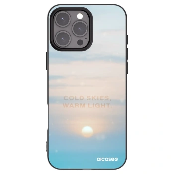 Picasee silikonový černý obal pro Apple iPhone 16 Pro Max - COLD SKIES