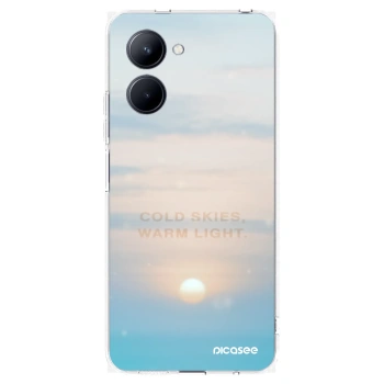 Picasee silikonový průhledný obal pro Realme C33 (2023) - COLD SKIES