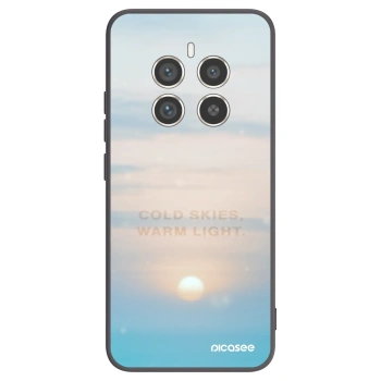 Picasee silikonový černý obal pro Realme 12 Pro 5G - COLD SKIES