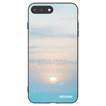 Picasee silikonový černý obal pro Apple iPhone 8 Plus - COLD SKIES
