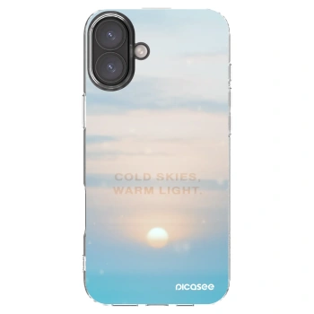 Picasee silikonový průhledný obal pro Apple iPhone 16 Plus - COLD SKIES