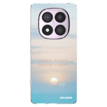 Picasee silikonový průhledný obal pro Xiaomi Redmi Note 14 Pro 5G - COLD SKIES