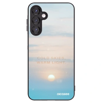 Picasee silikonový černý obal pro Samsung Galaxy A16 5G - COLD SKIES