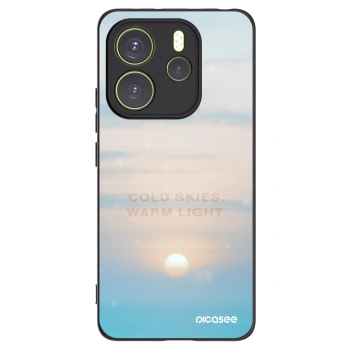 Picasee silikonový černý obal pro Xiaomi Redmi Note 14 4G - COLD SKIES