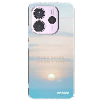 Picasee silikonový průhledný obal pro Xiaomi Redmi Note 14 4G - COLD SKIES